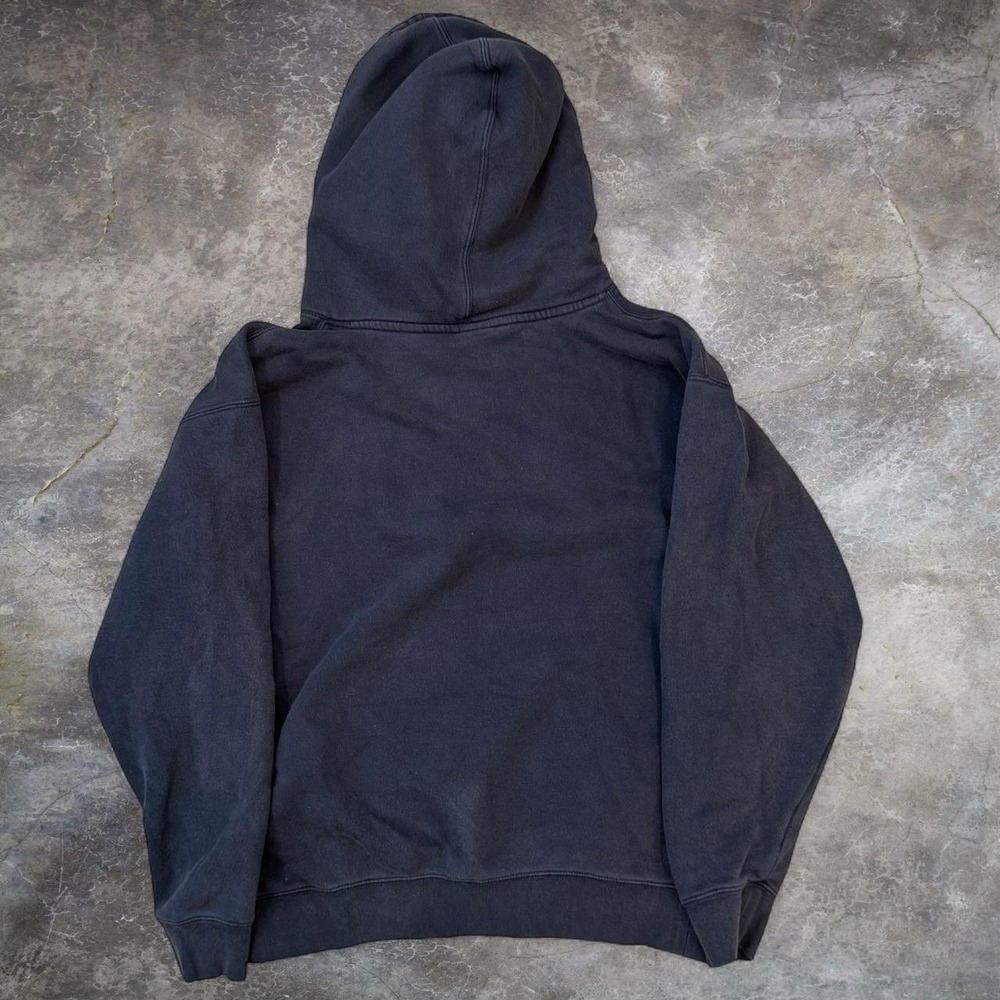 Vintage Adidas Golden State Warriors Navy Blue Faded Hoodie Men's Size Large Y2K - Picture 3 of 5